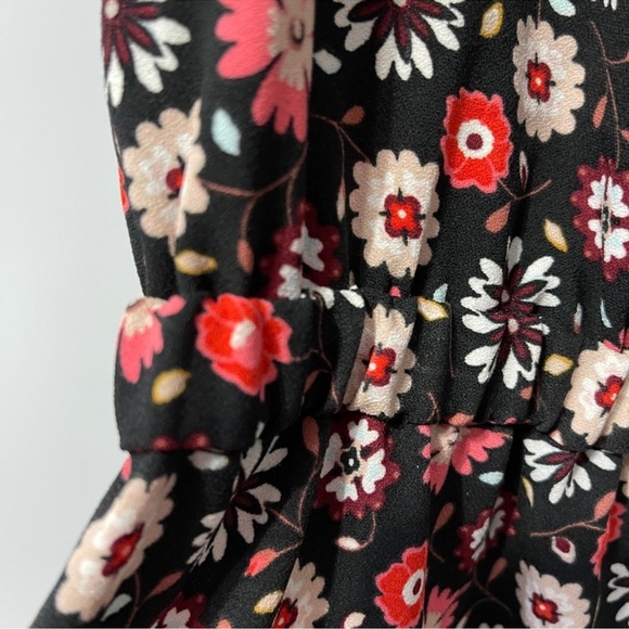 Kate Spade Midi Casa Flora Dress Floral Size Medium - Picture 7 of 14